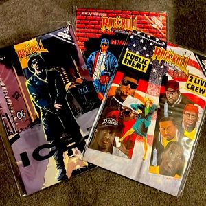 Vintage 90s Rock ‘n’ Roll Comics Rappers bundle